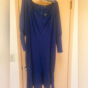 Eloquii navy knit tulip hem dress Sz 20